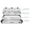 3 x 2.5 Qt. Stainless Steel Electric Buffet Server